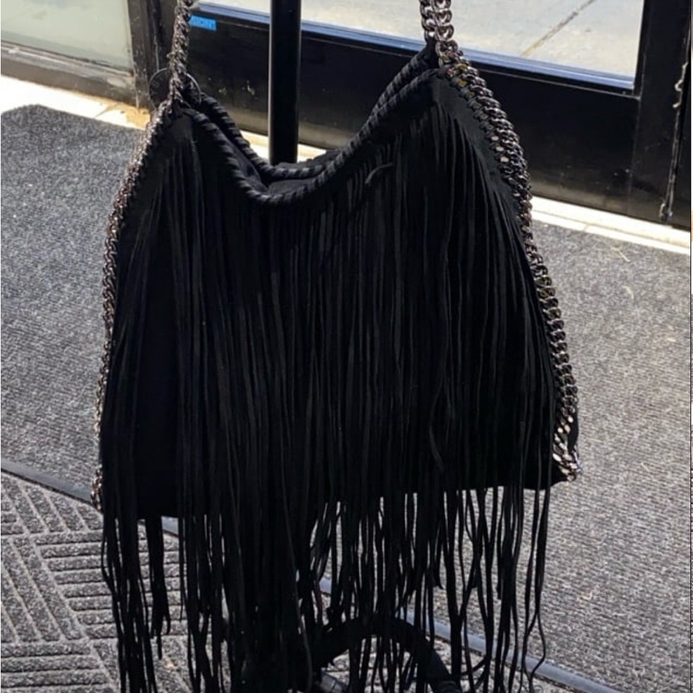 Stella McCartney Falabella Black Fringe Women's Bag vintage